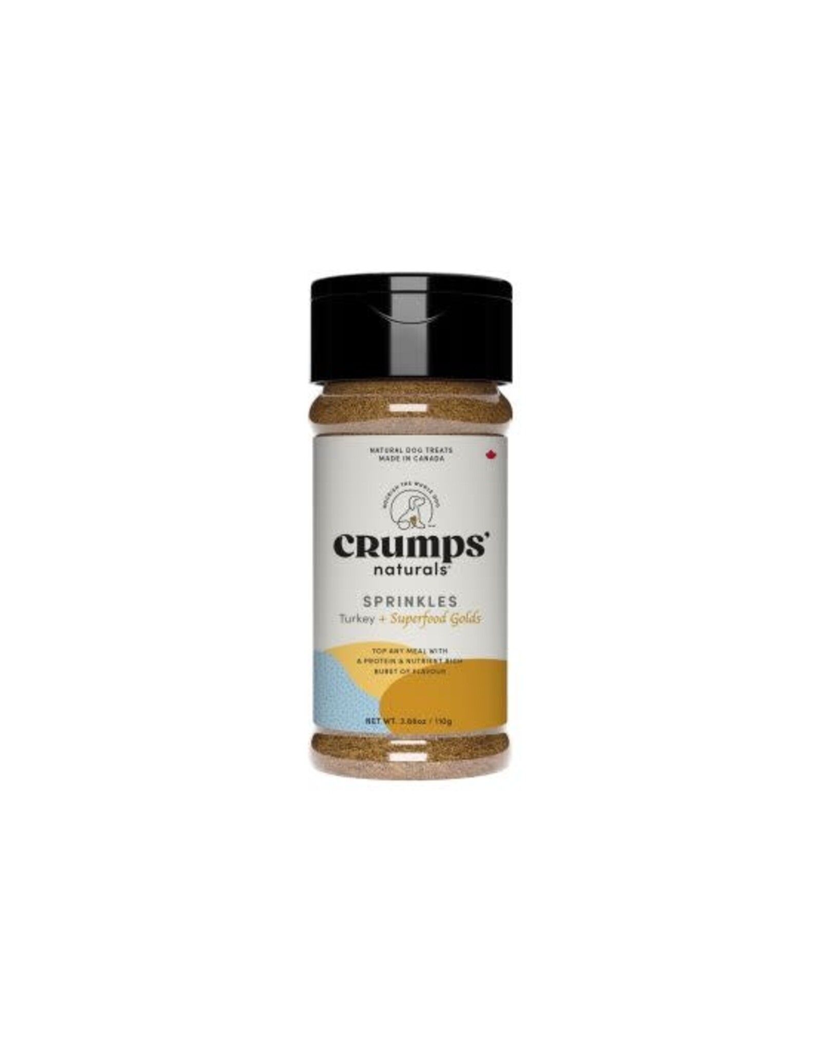 Crumps naturals Crumps Naturals Flocons à Saupoudrer, Dinde + Superaliment Or 110g