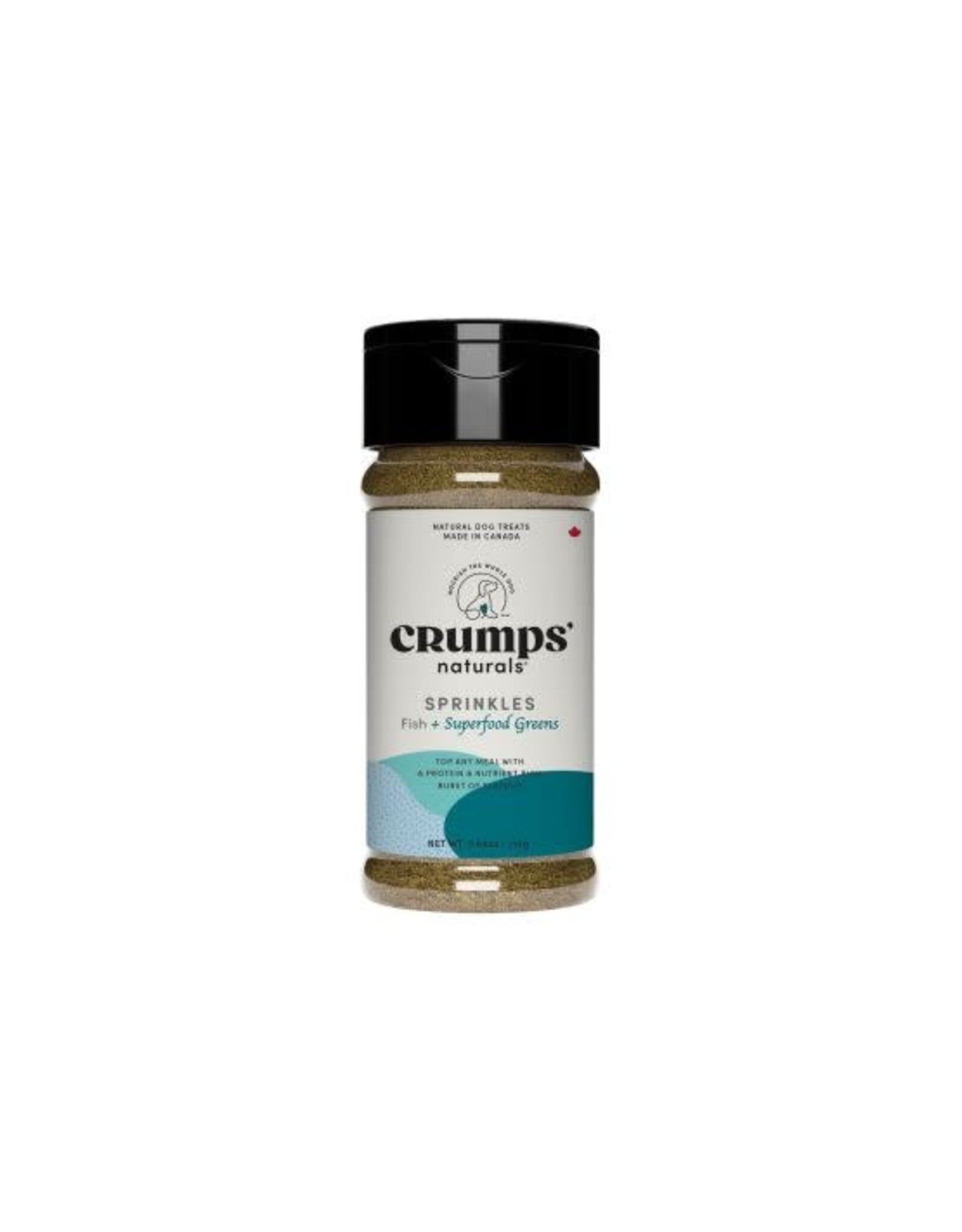 Crumps naturals Crumps Naturals Flocons à Saupoudrer, Poisson + Superaliment Vert 110g