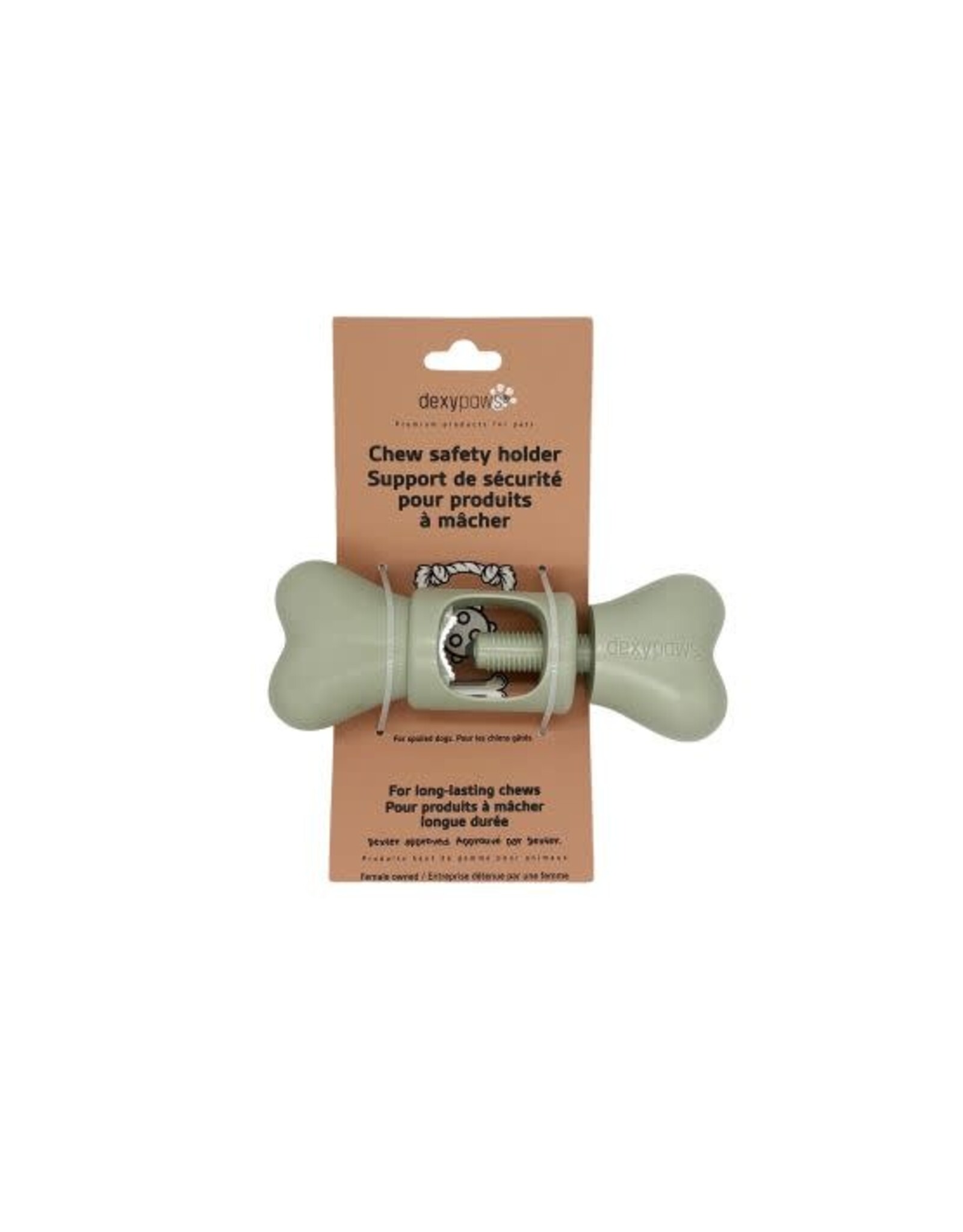 Dexypaws Dexypaws Support Pour Gâteries à Mâcher - Vert Sauge