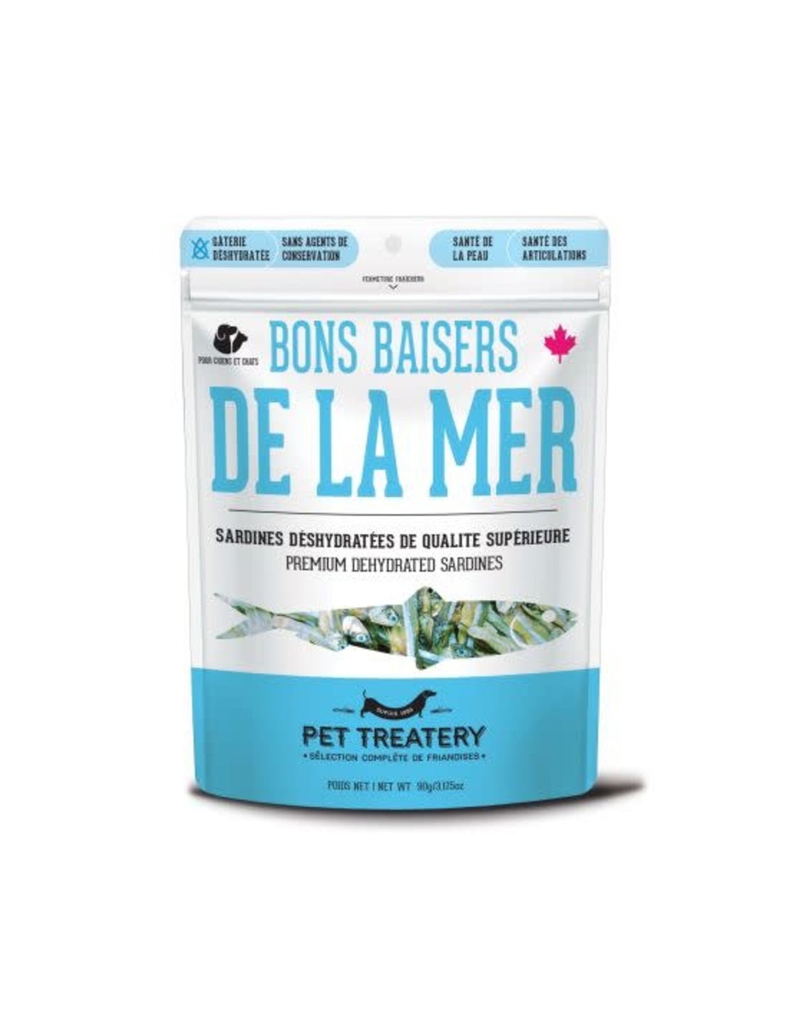 Granville Granville Island - Gâteries De Sardines Déshydratées Pour Chien Et Chat 90gr