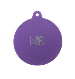 Messy Mutts Messy Mutts Couvercle En Silicone Pour Conserves mauve