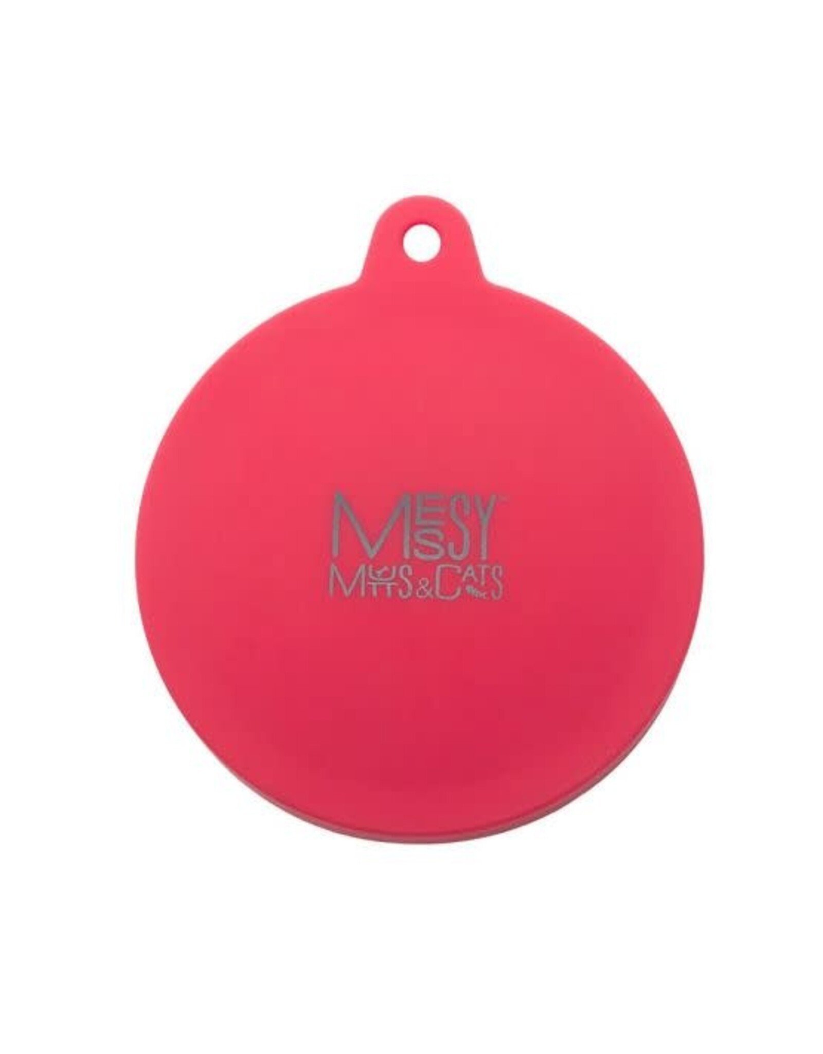 Messy Mutts Messy Mutts Couvercle En Silicone Pour Conserves rouge