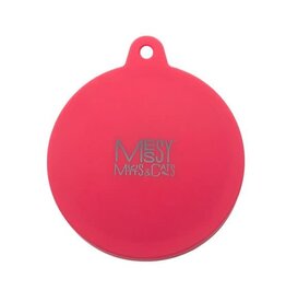 Messy Mutts Messy Mutts Couvercle En Silicone Pour Conserves rouge