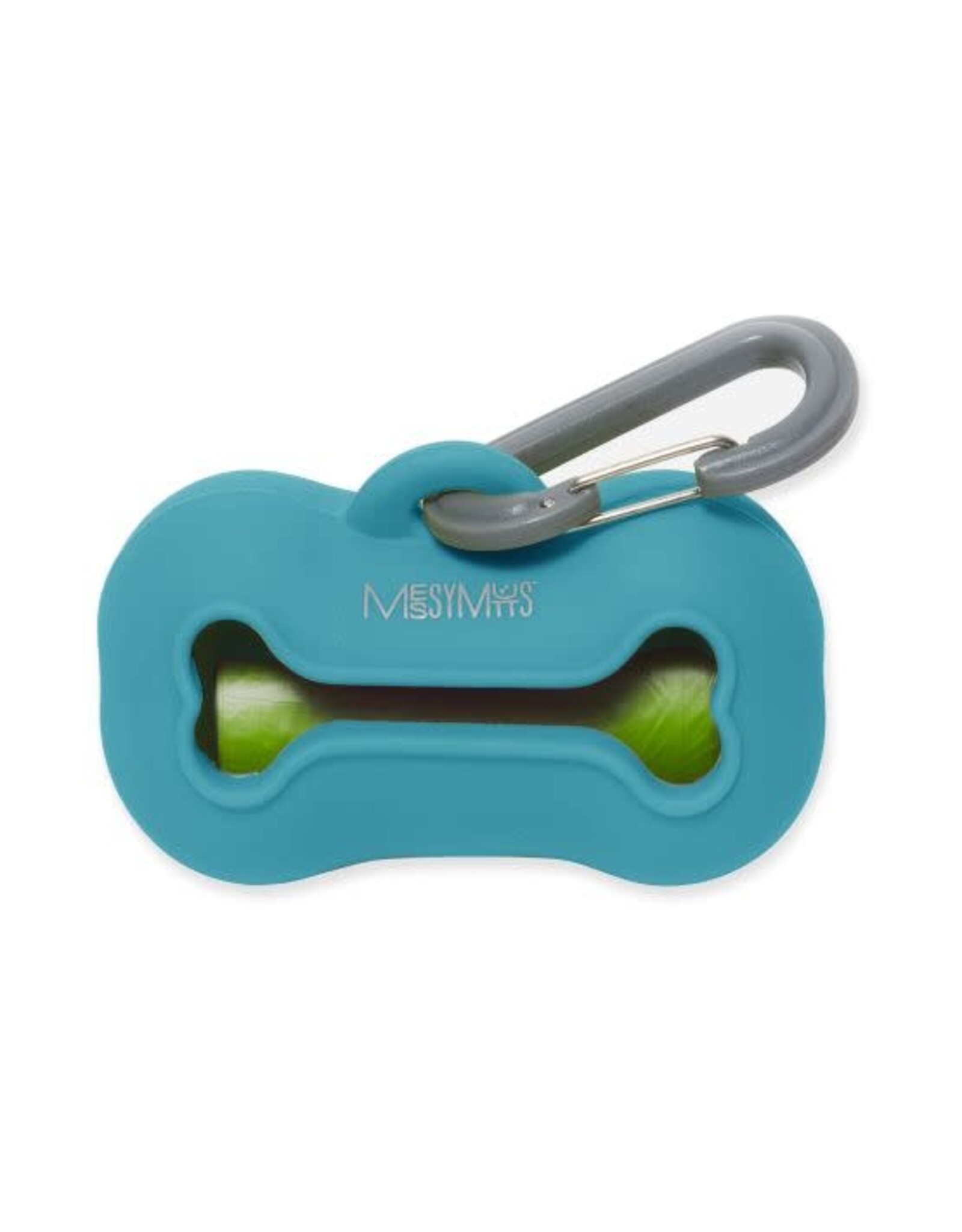 Messy Mutts Messy Mutts Distributeur sacs de ramassage en silicone Bleu