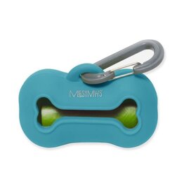 Messy Mutts Messy Mutts Distributeur sacs de ramassage en silicone Bleu