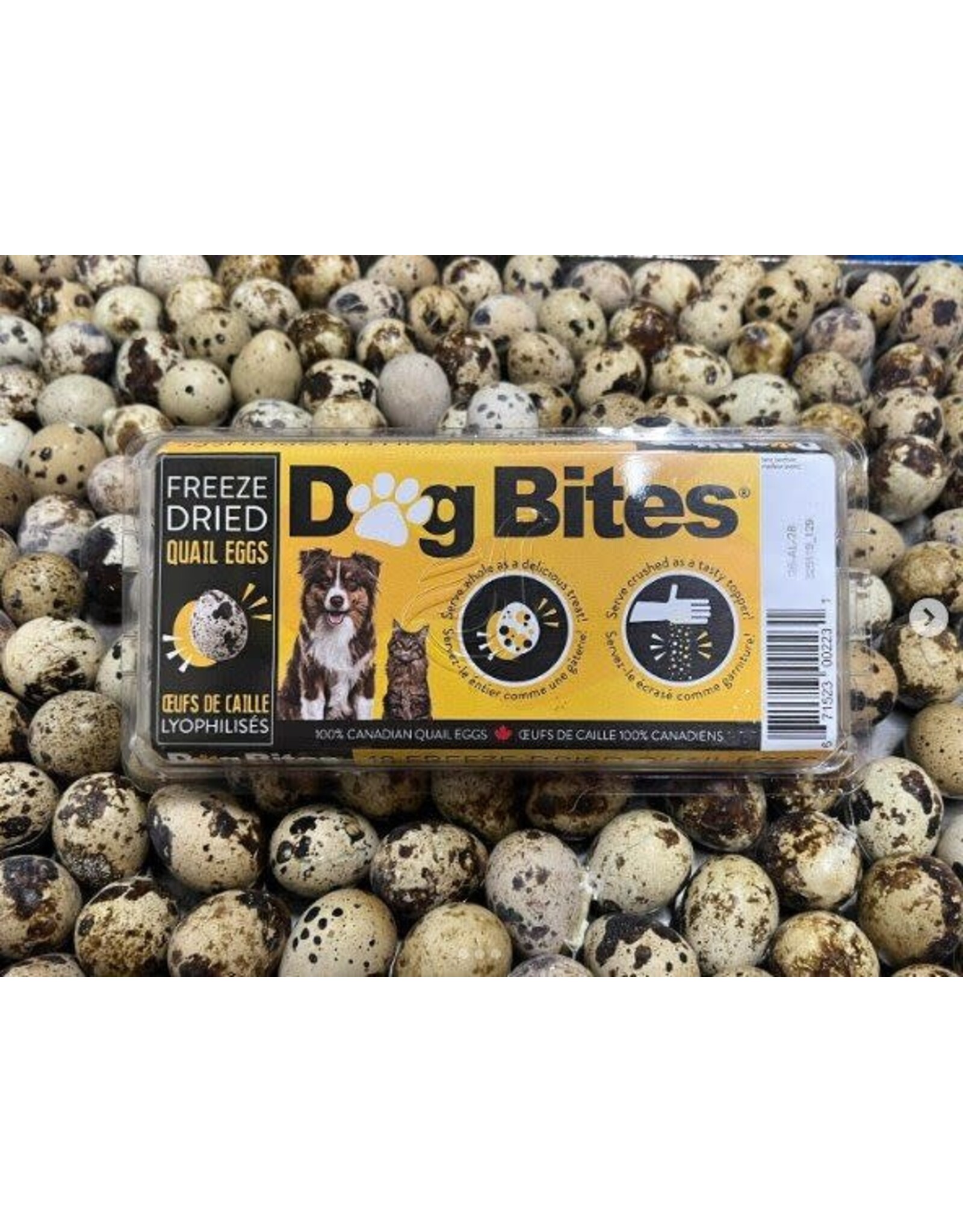 Dog Bites Dog Bites Oeufs de Caille Lyophilisés (18)