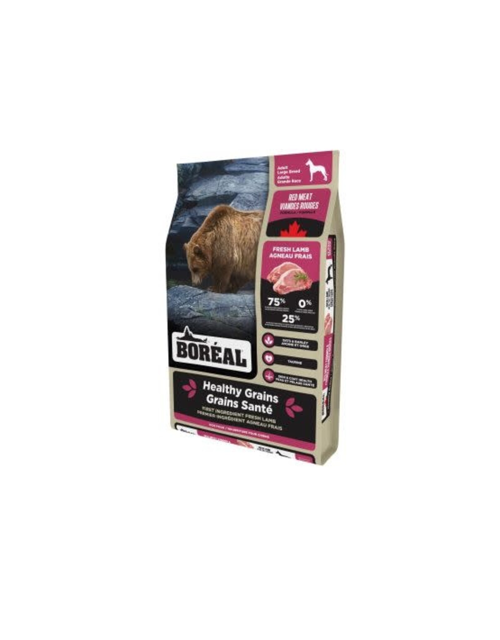 Boréal Boréal Grains Santé Viande Rouge Grande Race 13.6kg