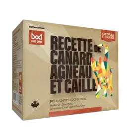Big Country Raw Big Country Raw Fare Game Canard, Agneau et Caille 2lb (chat)