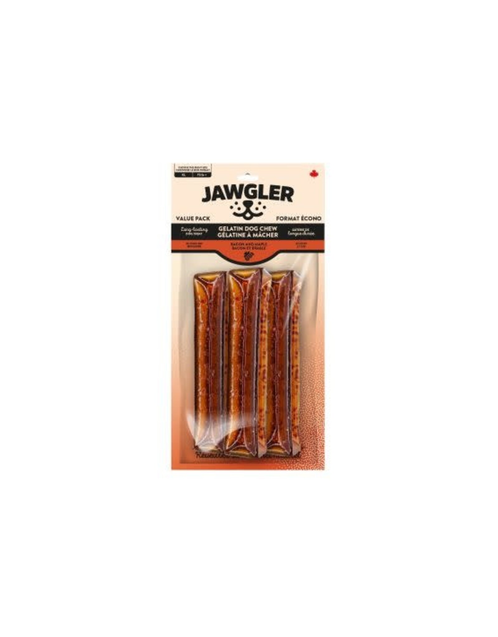 Dentler Jawgler Gélatine à mâcher Bacon & Érable XL (3)