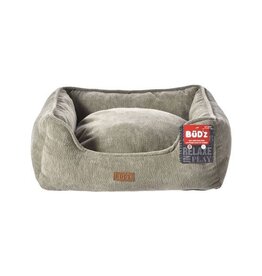 Bud's Bud'z Lit rebords élevés Élégant Ultra doux taupe M 61x48x18cm