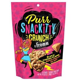 Fromm Fromm PurrSnackitty Gâteries Crunch Poulet 3oz (Chat)