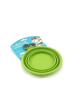 Messy Mutts Messy Mutts Bol En Silicone rétractable Vert S