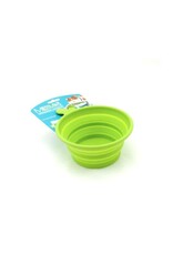 Messy Mutts Messy Mutts Bol En Silicone rétractable Vert L