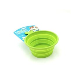 Messy Mutts Messy Mutts Bol En Silicone rétractable Vert L