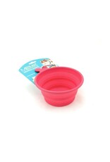 Messy Mutts Messy Mutts Bol En Silicone rétractable Rouge L