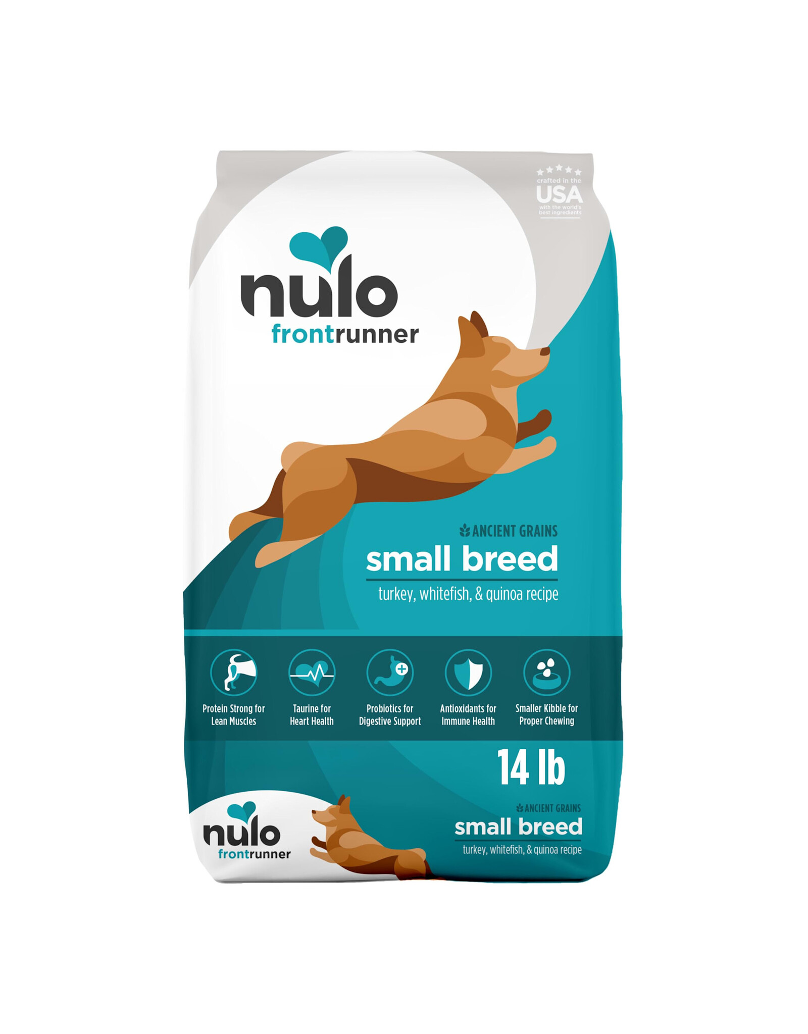 Nulo Nulo Front Runner Petite Race Dinde ,Poisson & Quinoa 3lbs