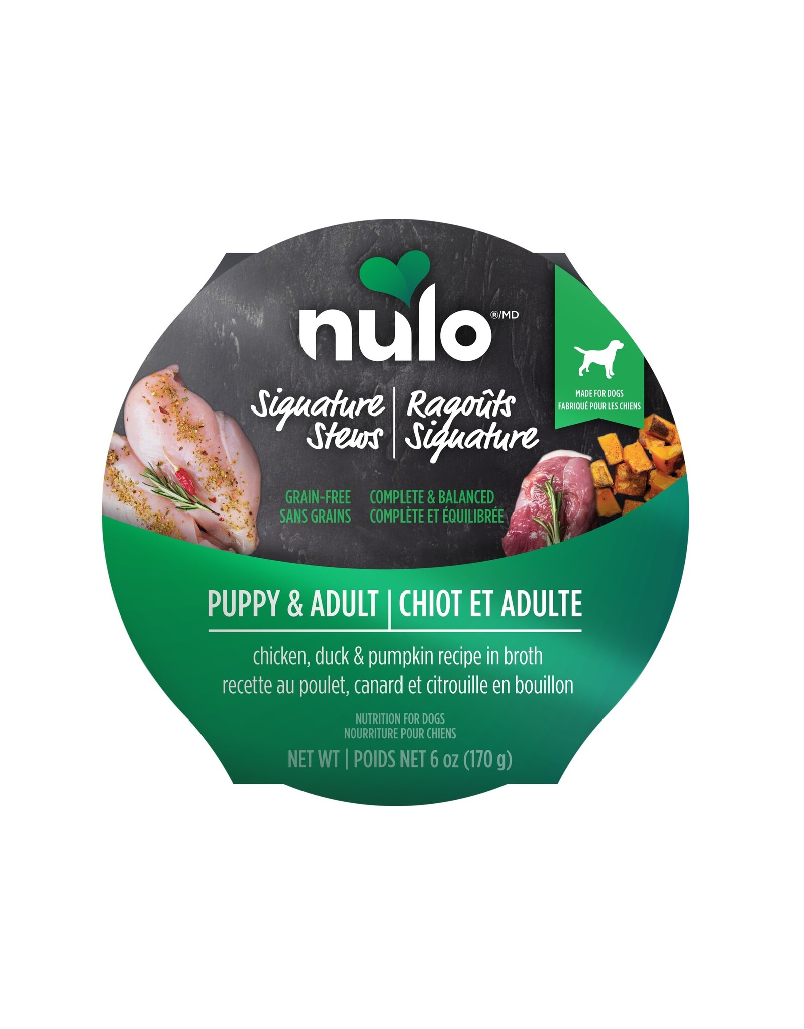 Nulo Nulo R.S. Chiot & Adulte Poulet & Canard 6oz