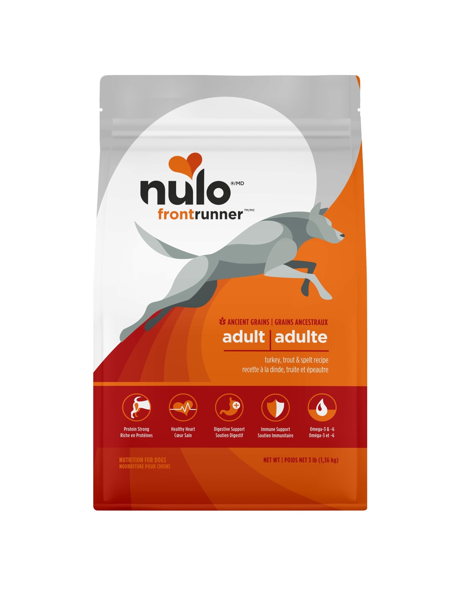 Nulo Nulo Front Runner Dinde & Truite et épautre 3lbs