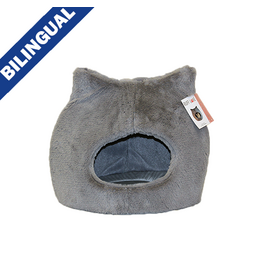 Ruff Love Ruff Love Lit chat gris 19x19''