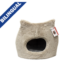 Ruff Love Ruff Love Lit chat taupe 19x19''