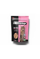 Dog Bites Cat Cravings Gâteries Coeur de Dinde déshydraté 35g