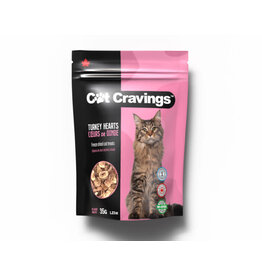 Dog Bites Cat Cravings Gâteries Coeur de Dinde déshydraté 35g