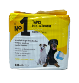 *DISC* Le No1 Tapis d'entrainement 22X22 Pqt. 30