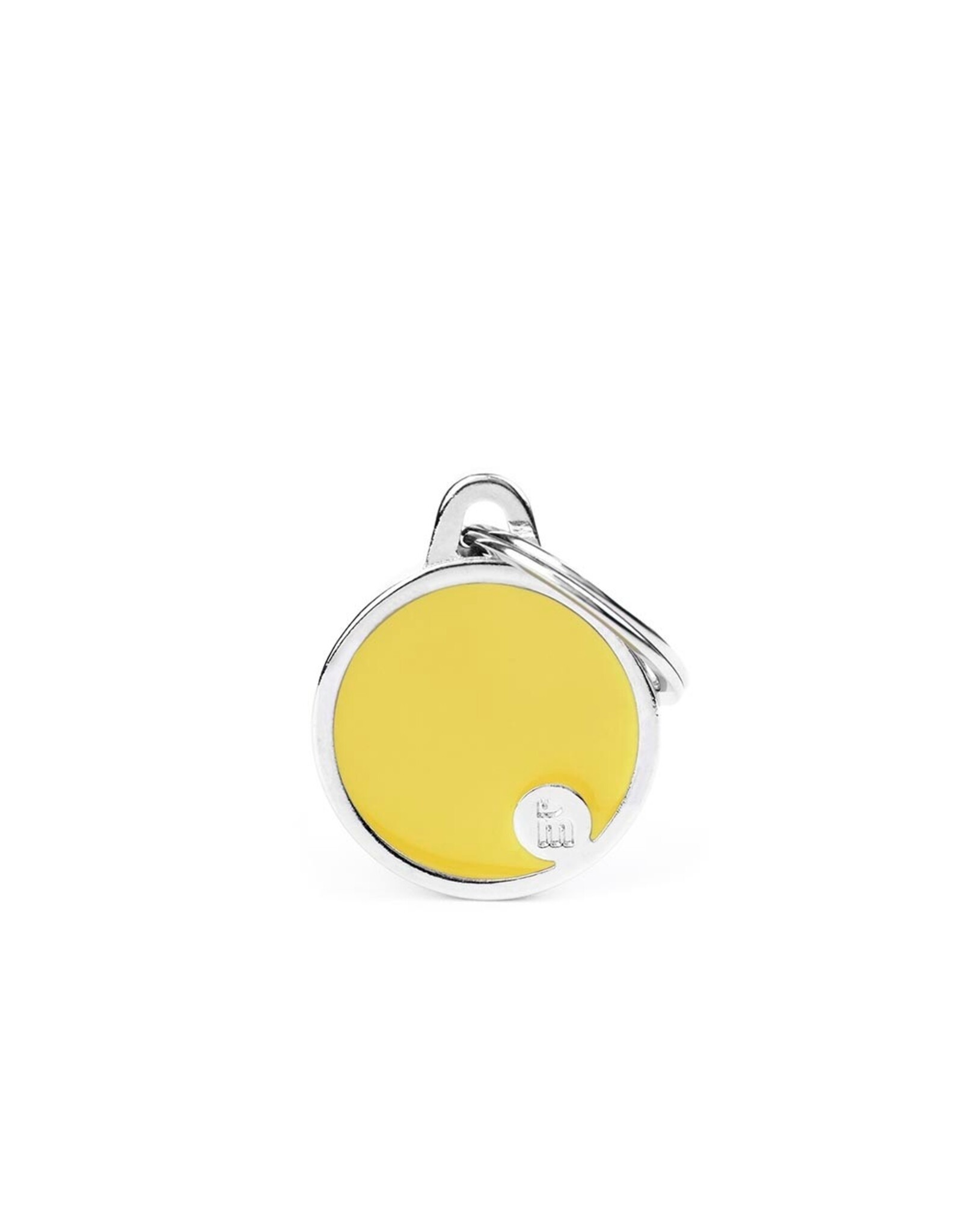 MyFamily MyFamily Médaille Basic Handmade Circle Jaune S