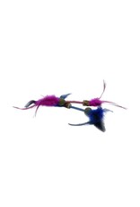 Bud's Bud'z Duo Matatabi Bâton et Plume Bleu & Rose (Chat)