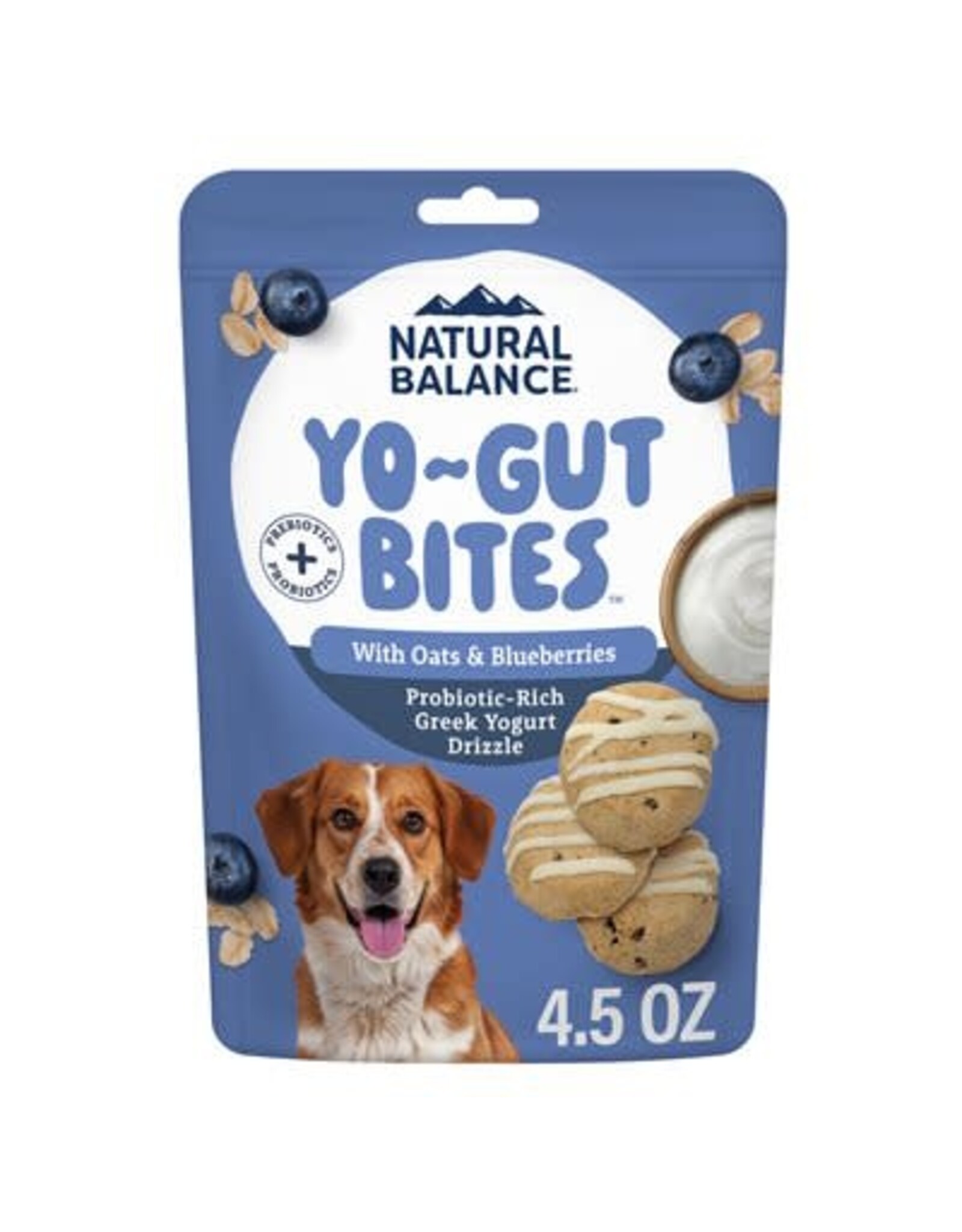 Greenies Natural Balance Yo-Gut Bite Avoine Bleuet 4.5oz