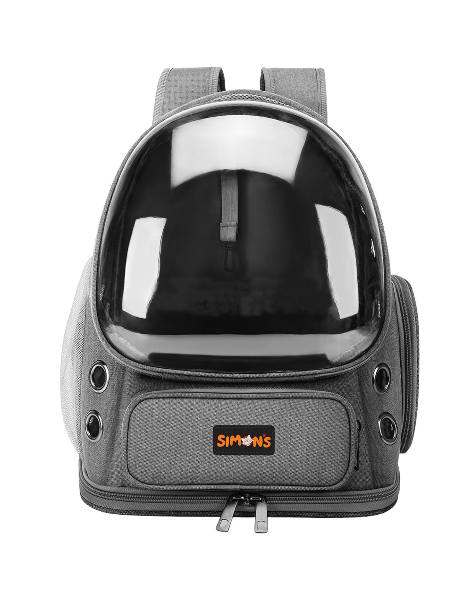 Burgham Simon's SIMONS Sac a dos avec bulle gris 42x34x27cm