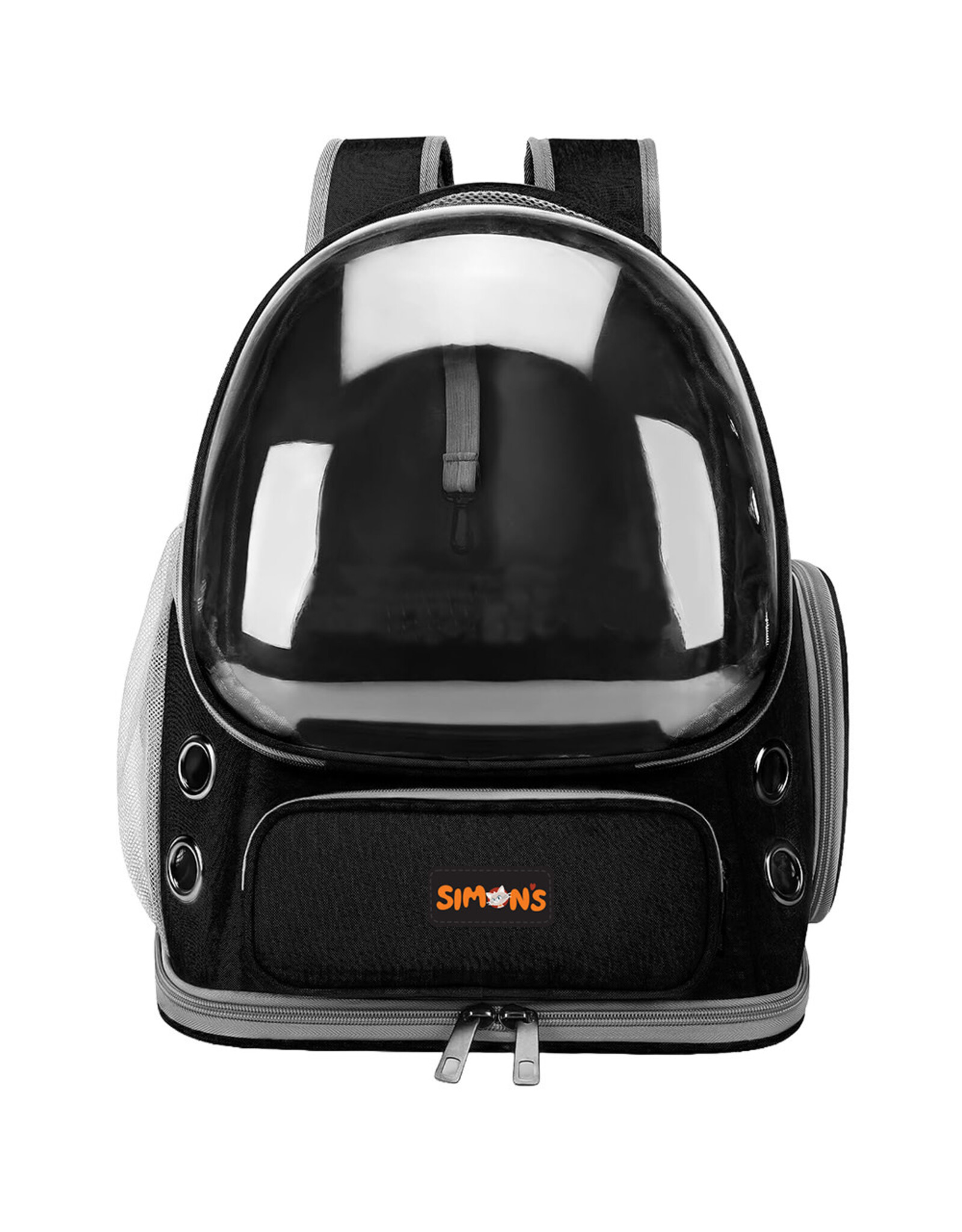 Burgham Simon's SIMONS Sac a dos avec bulle noir 42x34x27cm