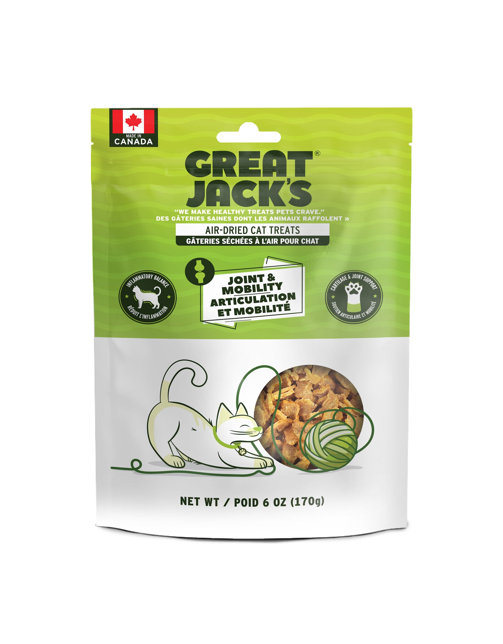 Great Jack's Great Jacks Gateries fonctionnelles Mobilité & Articulations poulet 170g