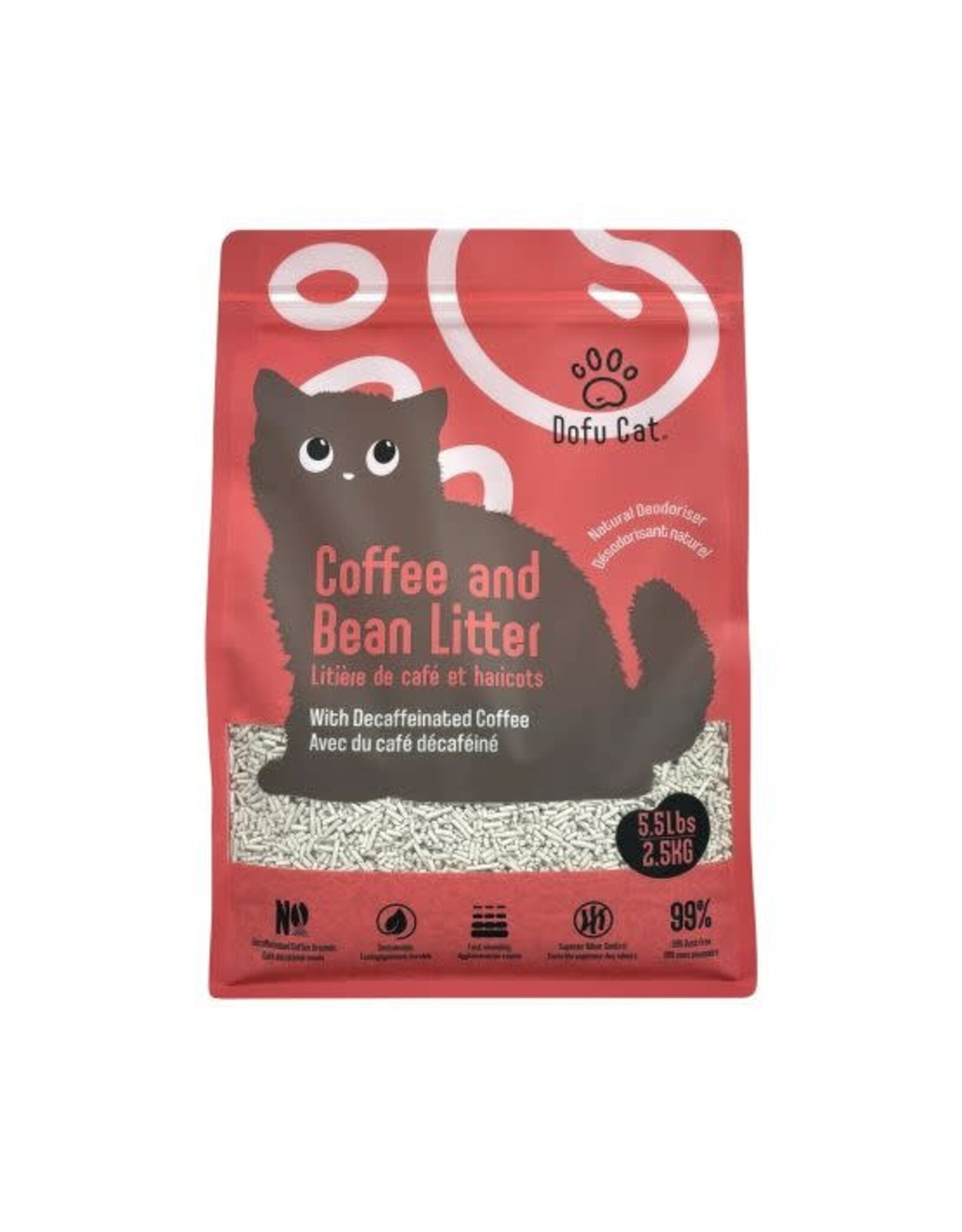 Dofu Dofu Litière Café & Haricots 2.5kg