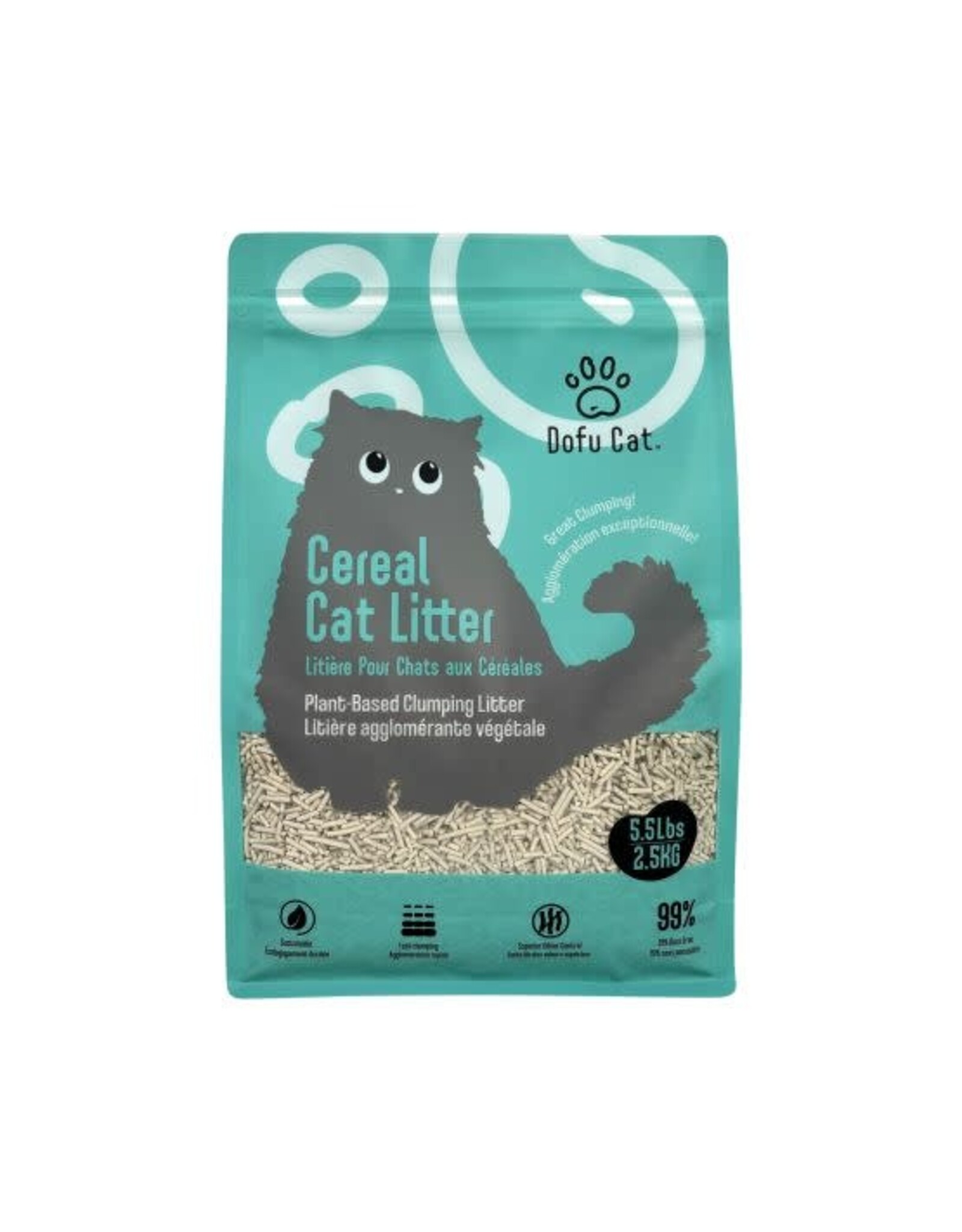 Dofu Dofu Litière Céréales 2.5kg