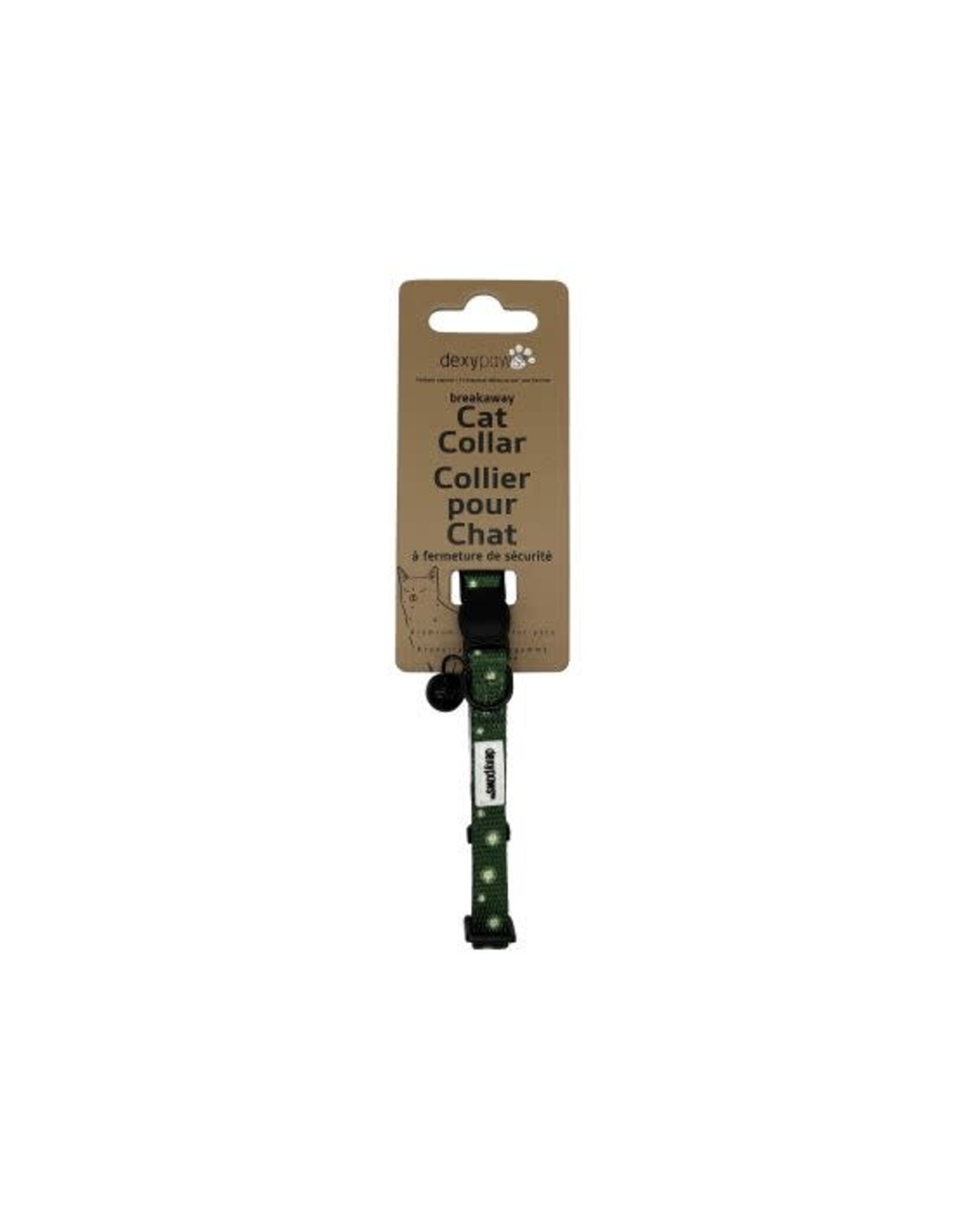 Dexypaws Dexypaws Collier vert M. Marguerite M (Chat)