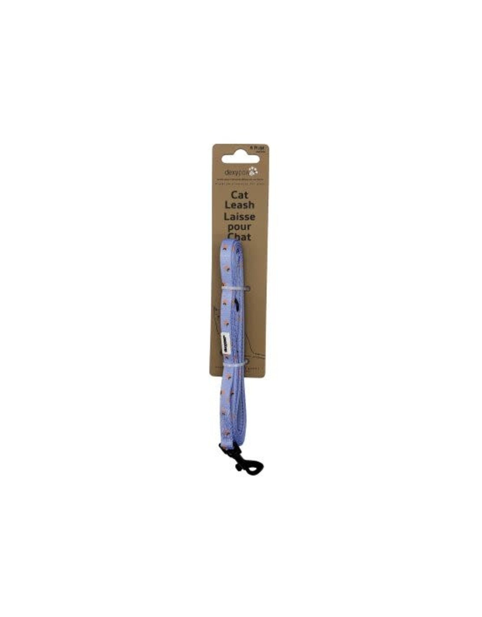 Dexypaws Dexypaws Laisse bleu M. Mandarine 5' (Chat)