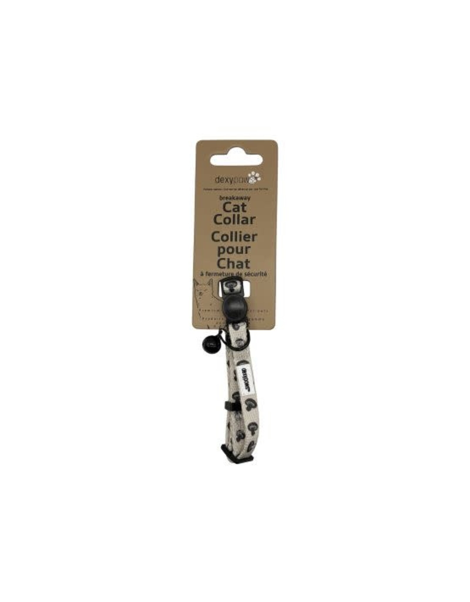 Dexypaws Dexypaws Collier gris M. Champignon S (Chat)
