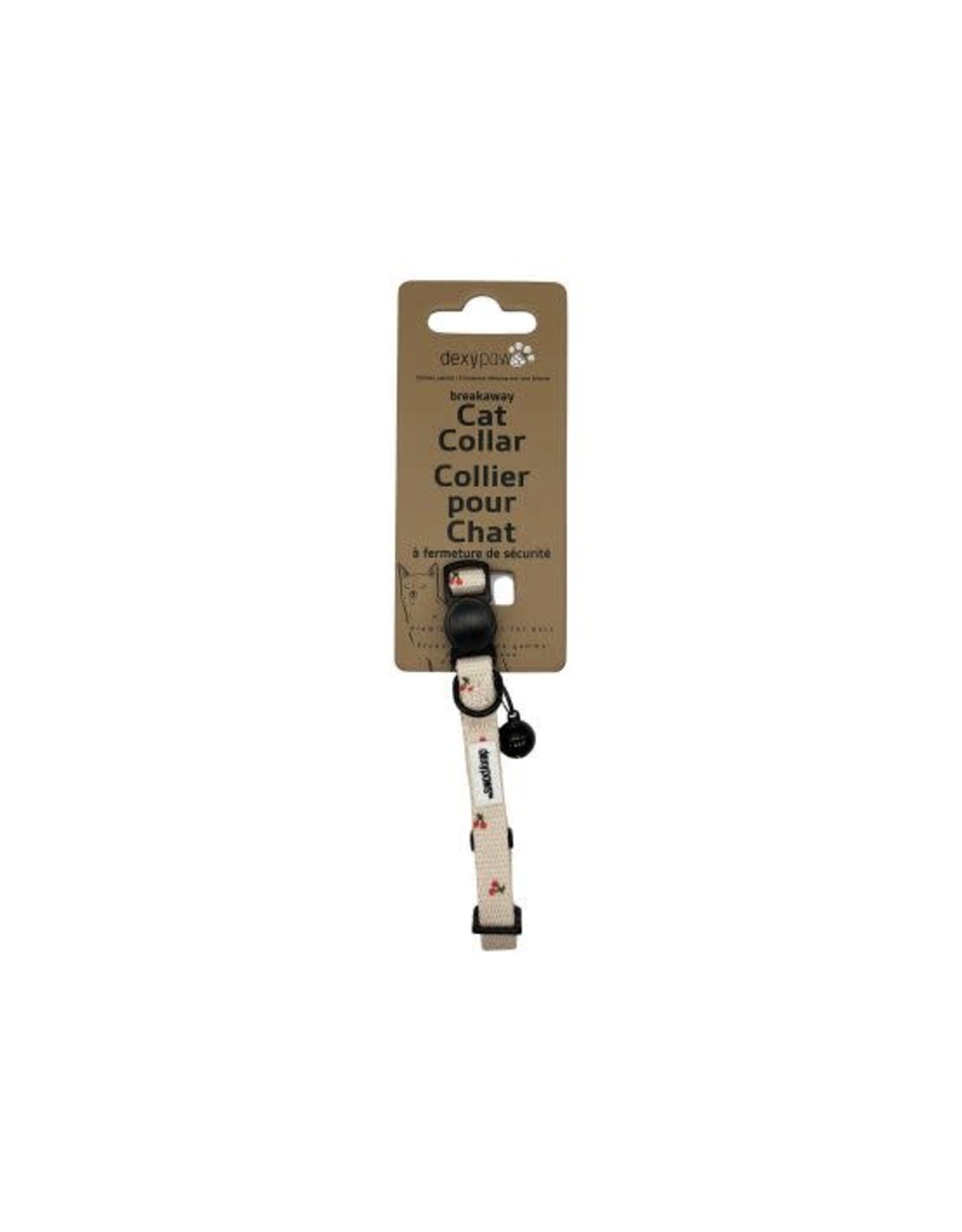 Dexypaws Dexypaws Collier beige M. Cerise M (Chat)