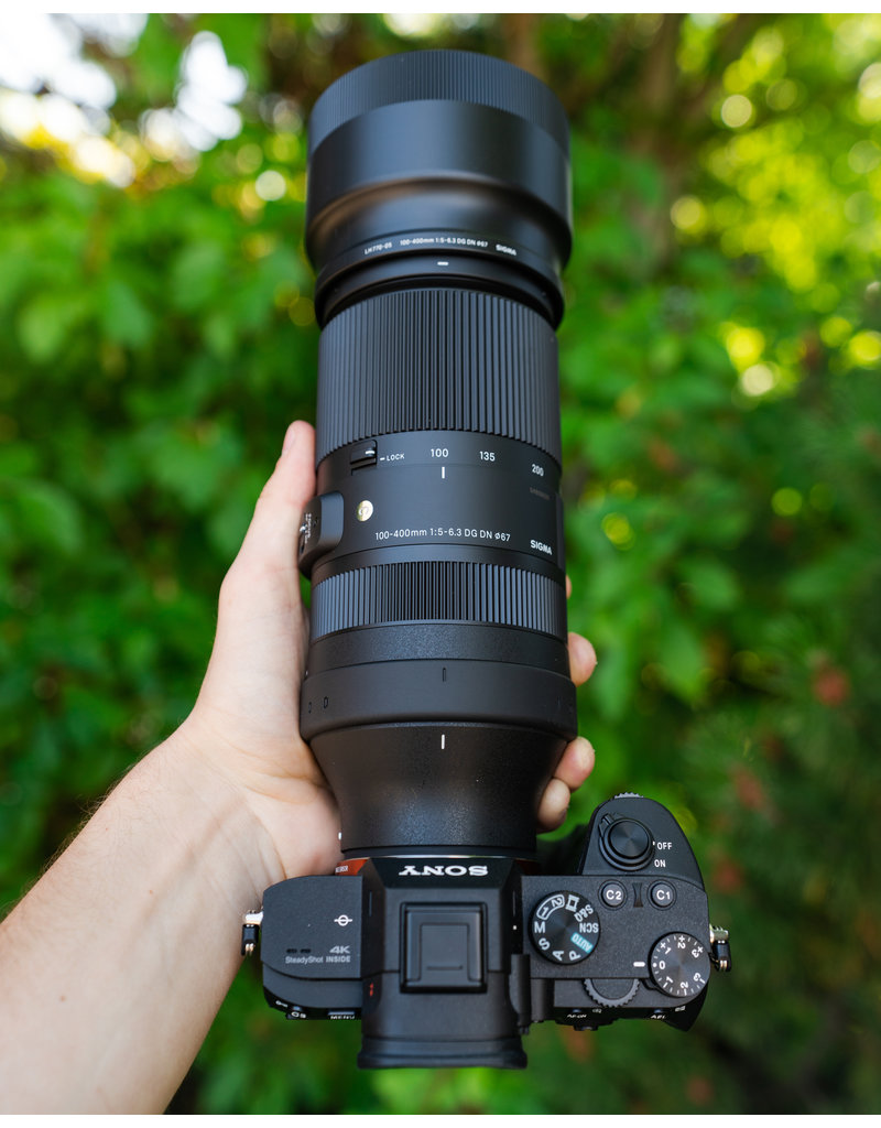 新品未開封 SIGMA 100-400mm F5-6.3 DG DN OS内容レンズ本体付属品一式