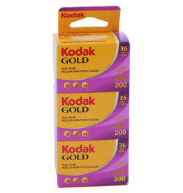 Kodak Kodak Gold 200 Film Pack of 3 Rolls - 36 Exposures