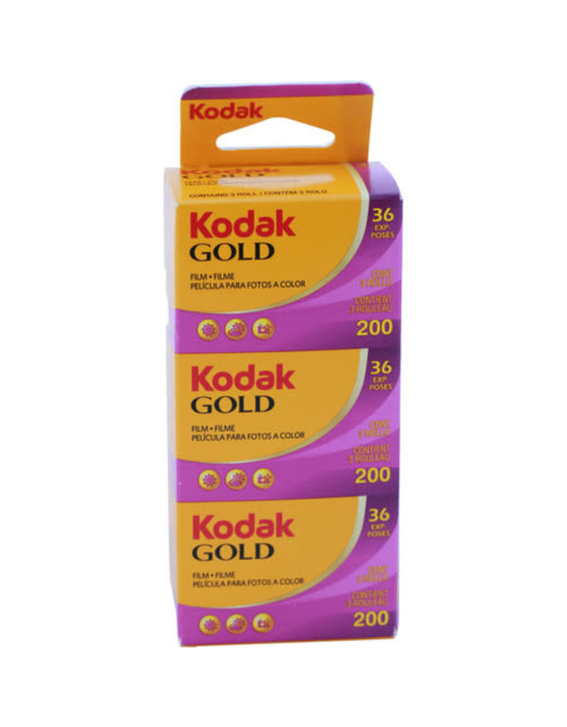Kodak Kodak Gold 200 Film Pack of 3 Rolls - 36 Exposures