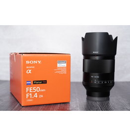 Sony Used Sony 50mm F/1.4 ZA Lens w/ Original Box and Tiffen UV