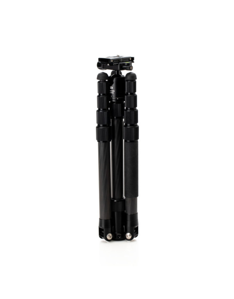 MeFOTO Benro MeFOTO RoadTrip Pro Carbon Fiber Series 1 Travel Tripod with Ball Head and Monopod (Black)