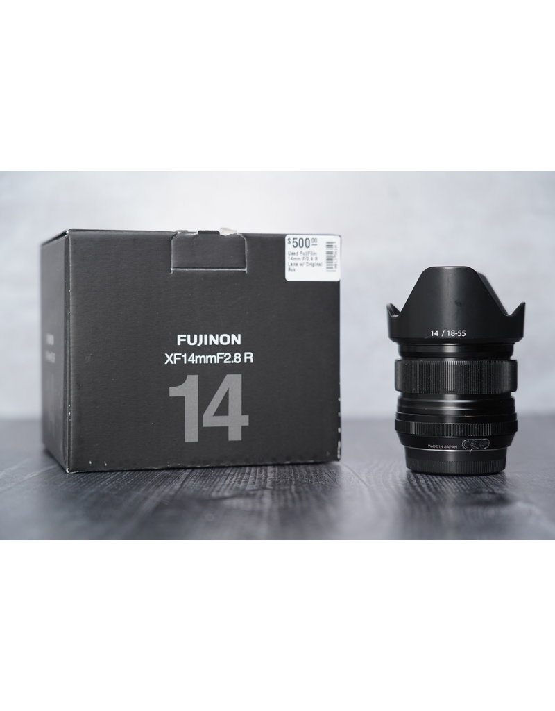 Fujifilm Used FujiFilm 14mm F/2.8 R Lens w/ Original Box