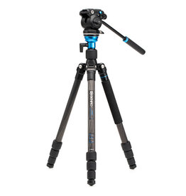 Benro Benro Aero 2 PRO Carbon Fiber Travel Video Tripod with Twist Locks