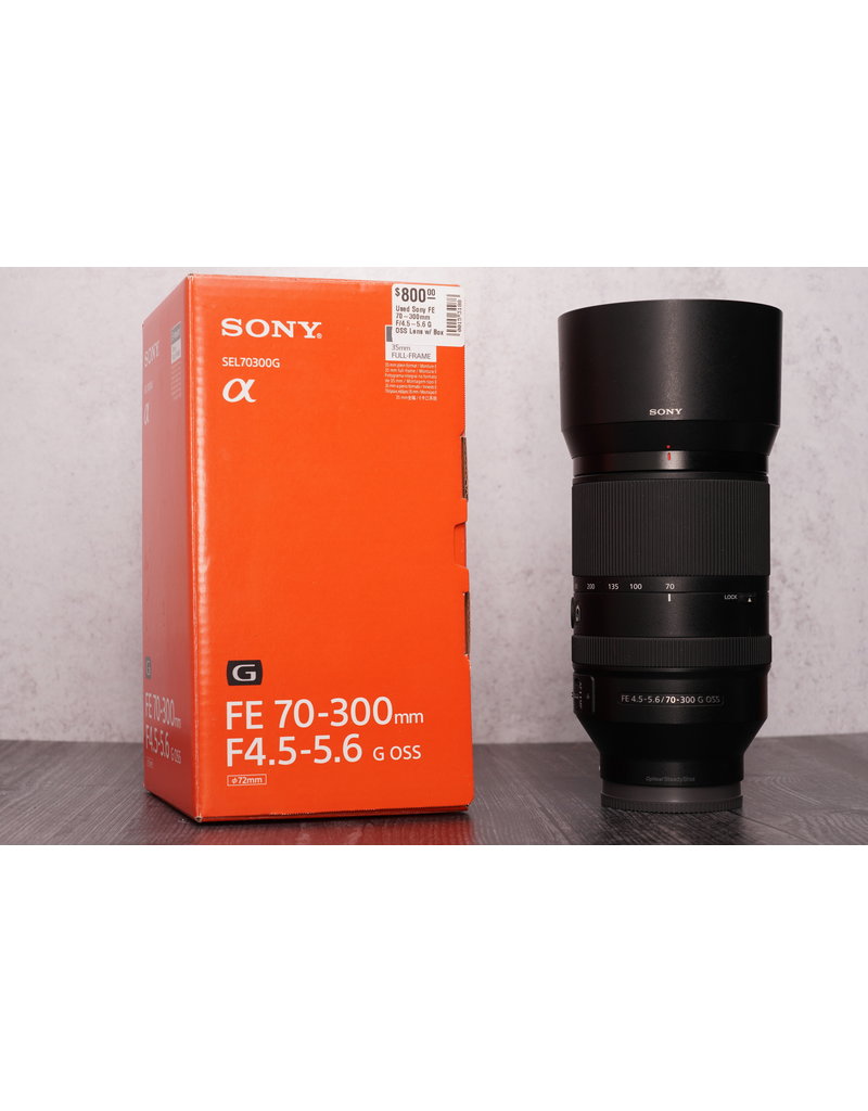 Used Sony FE 70-300mm F/4.5-5.6 G OSS Lens w/ Box - Focal Point