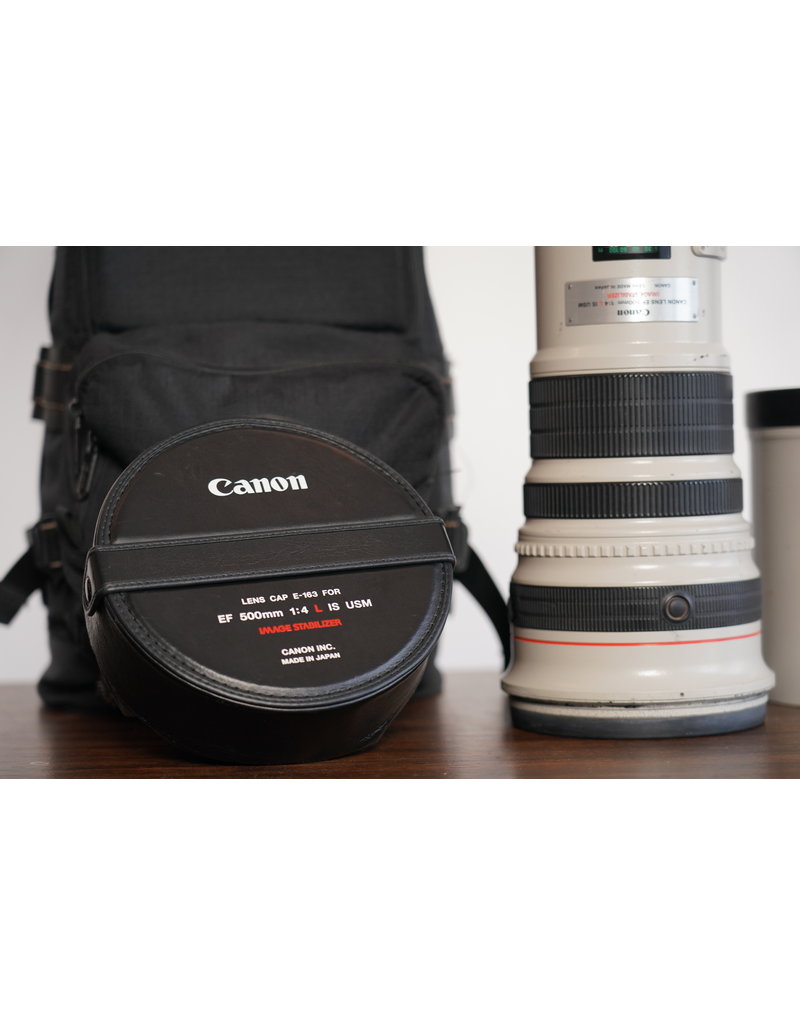 Canon Used Canon EF 500mm F/4L IS USM Lens w/ Case