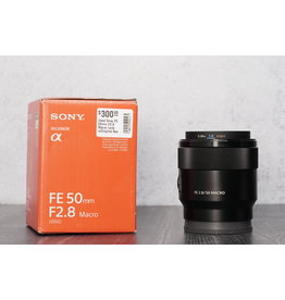 Sony Used Sony FE 50mm f/2.8 Macro Lens w/Original Box