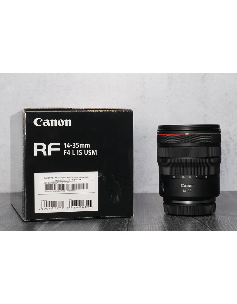 Canon Used Canon RF 14-35 f/4 L Lens w/Original Box
